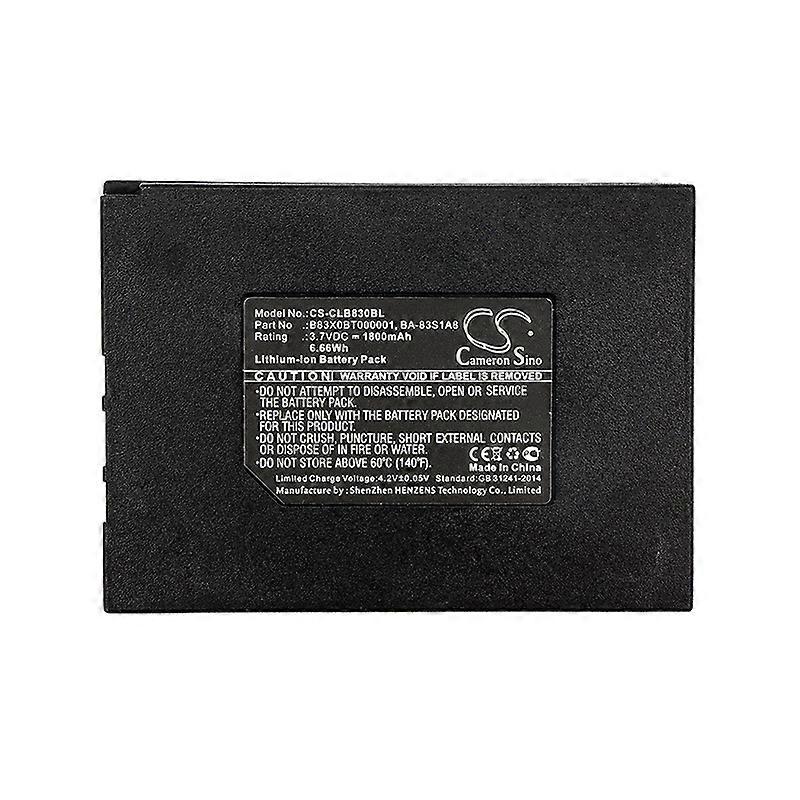 Cs Applicable Cipherlab 8300 Barcode Scanner Battery Ba-83S1a8 1800Mah