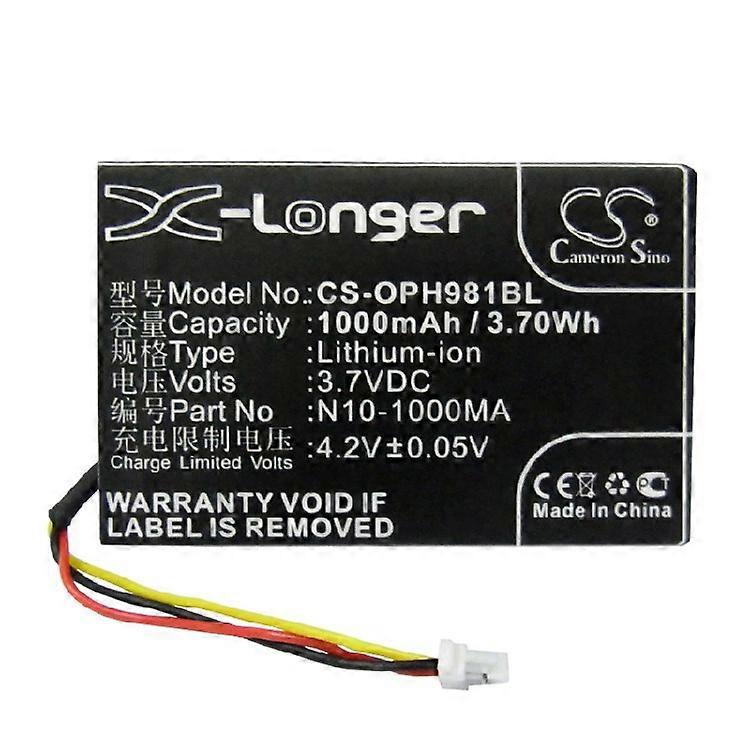 Cs Applicable Opticon Opl-9714 Barcode Scanner Battery N10-1000Ma