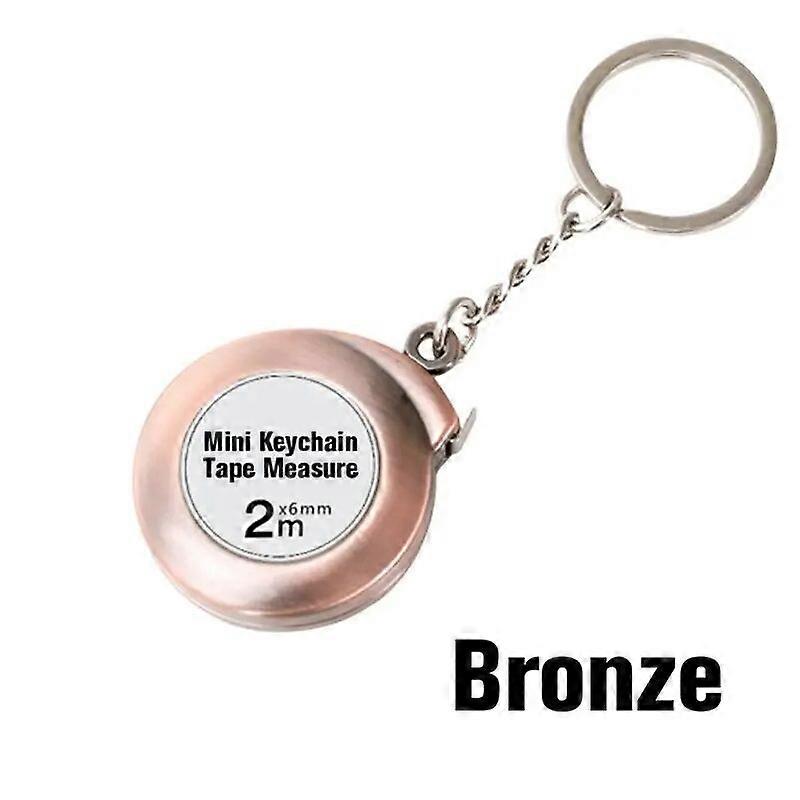 Convenient DIY Mini Tape Measure Portable Decoration 2m Soft Steel Tape Key Chain Measuring Ruler Measuring Tape Precise