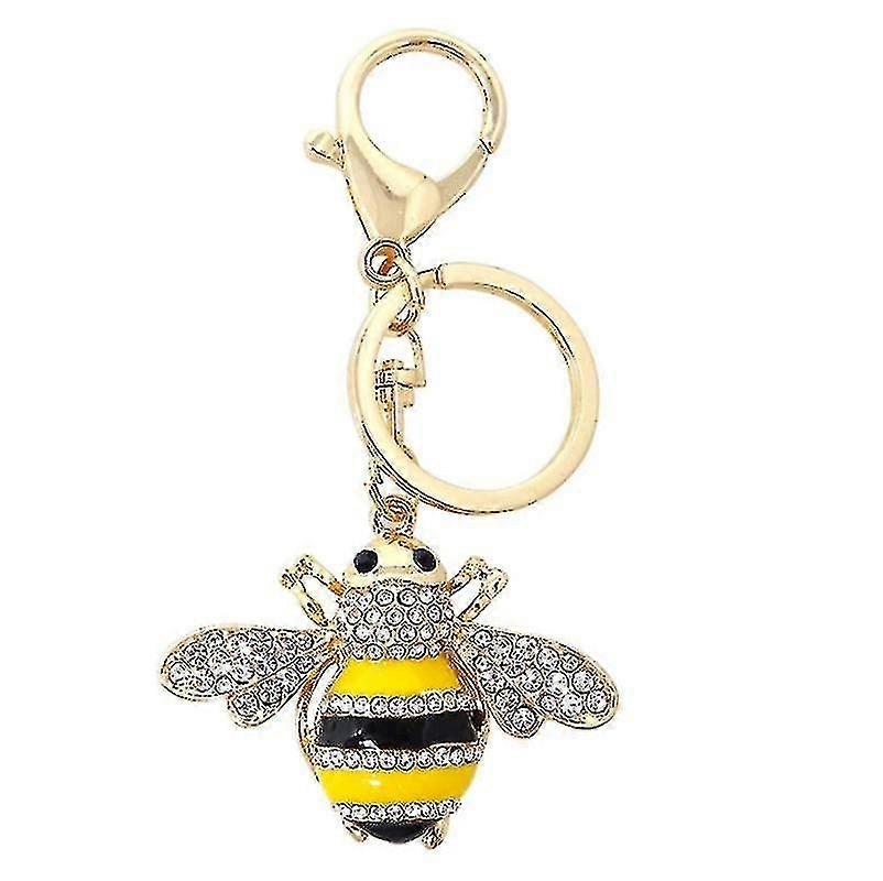 Kid's Rhinestone Little Bee Keychain
