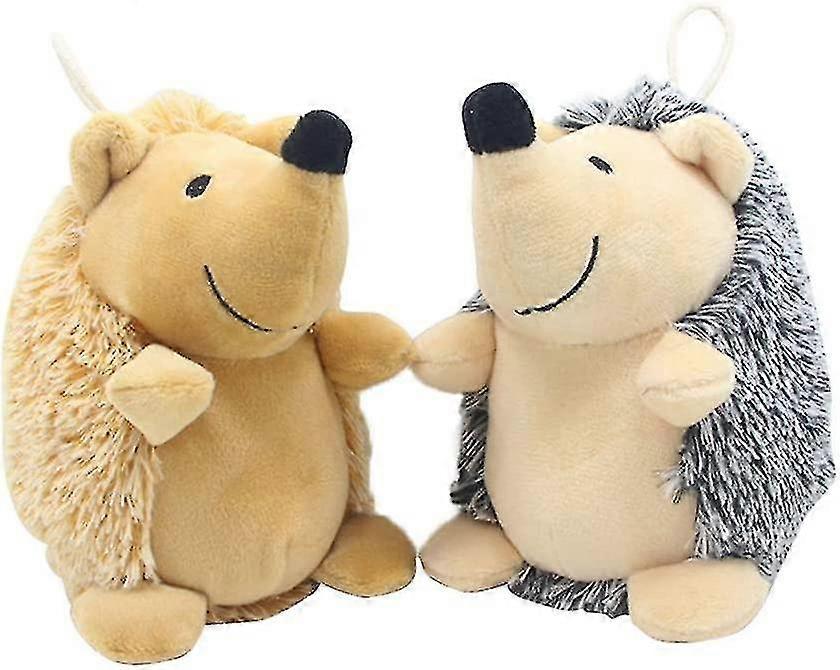 Squeaky Plush Hedgehog Dog Toy