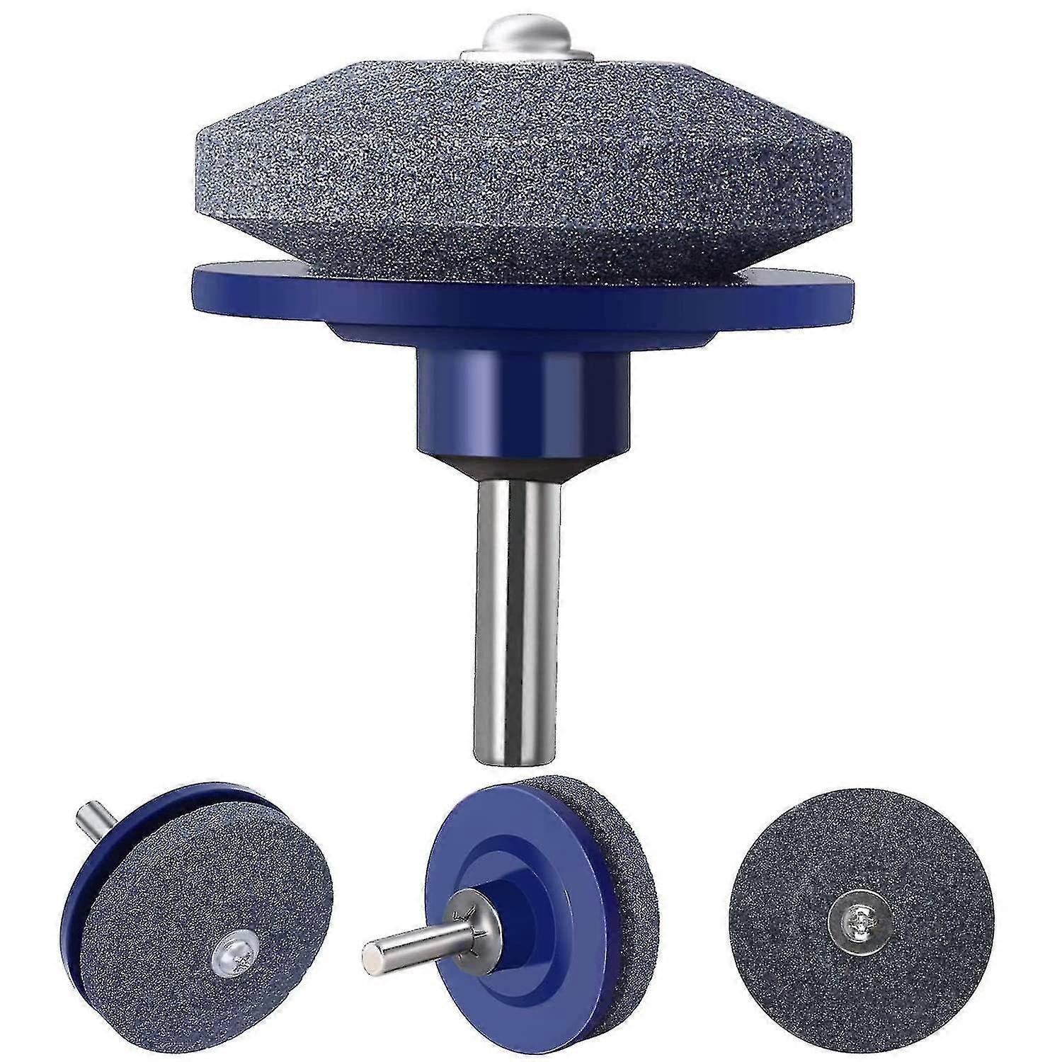 Professional Blade Sharpener Heavy Duty Garden Tool Sharpener | Precise Multipurpose, Blue
