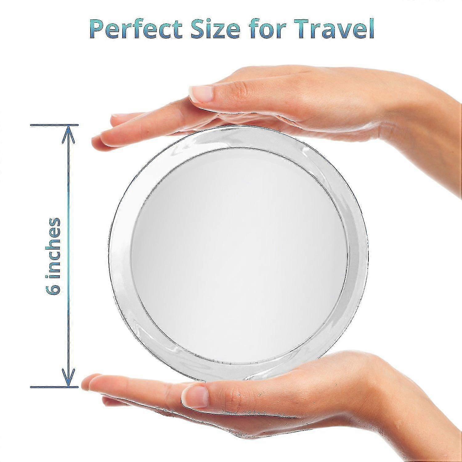 15x Magnifying Makeup Mirror With Suction Cups Glass Mirror