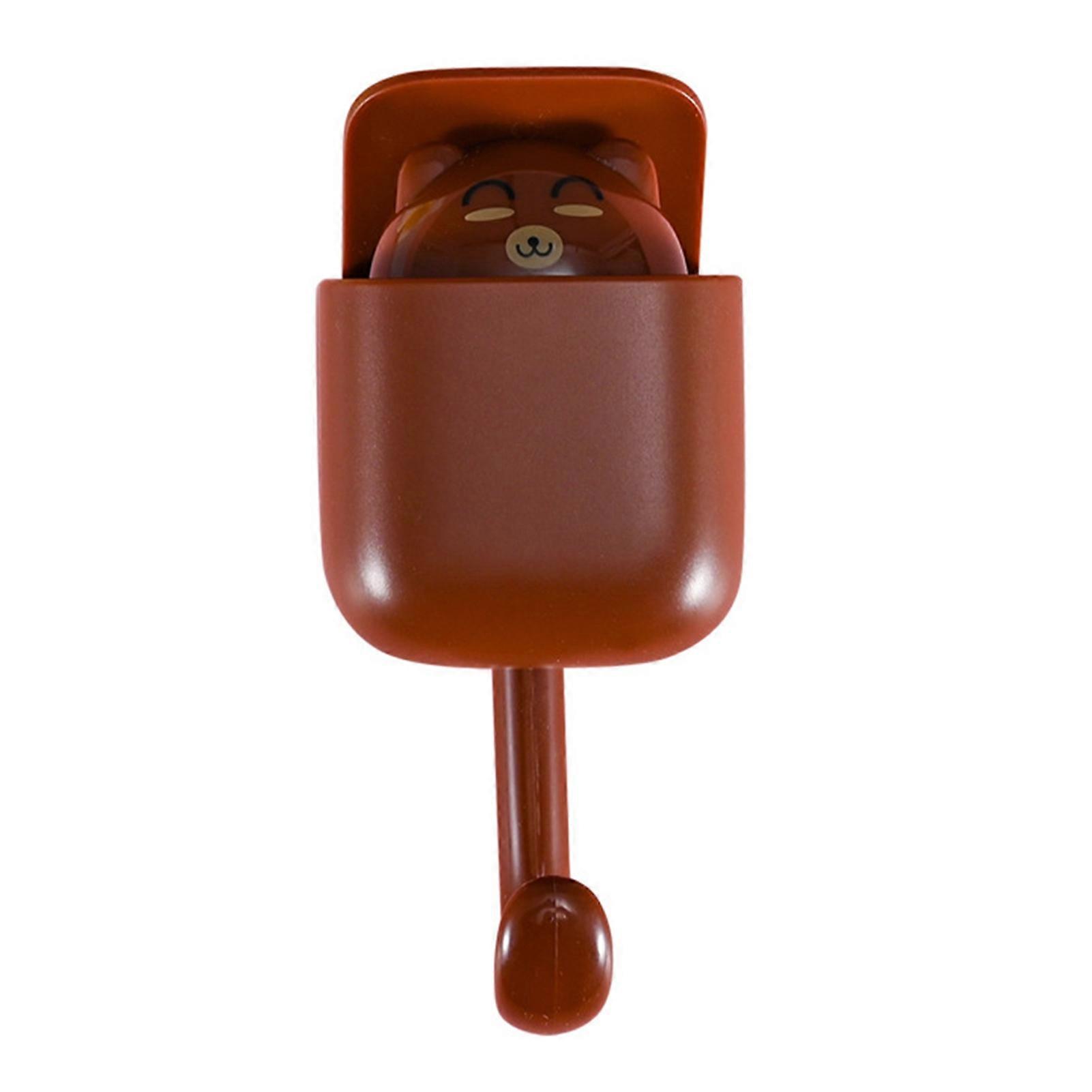 Coat Hooks Wall Mounted Cute ABS Panda Bear Hanging Hooks for Home