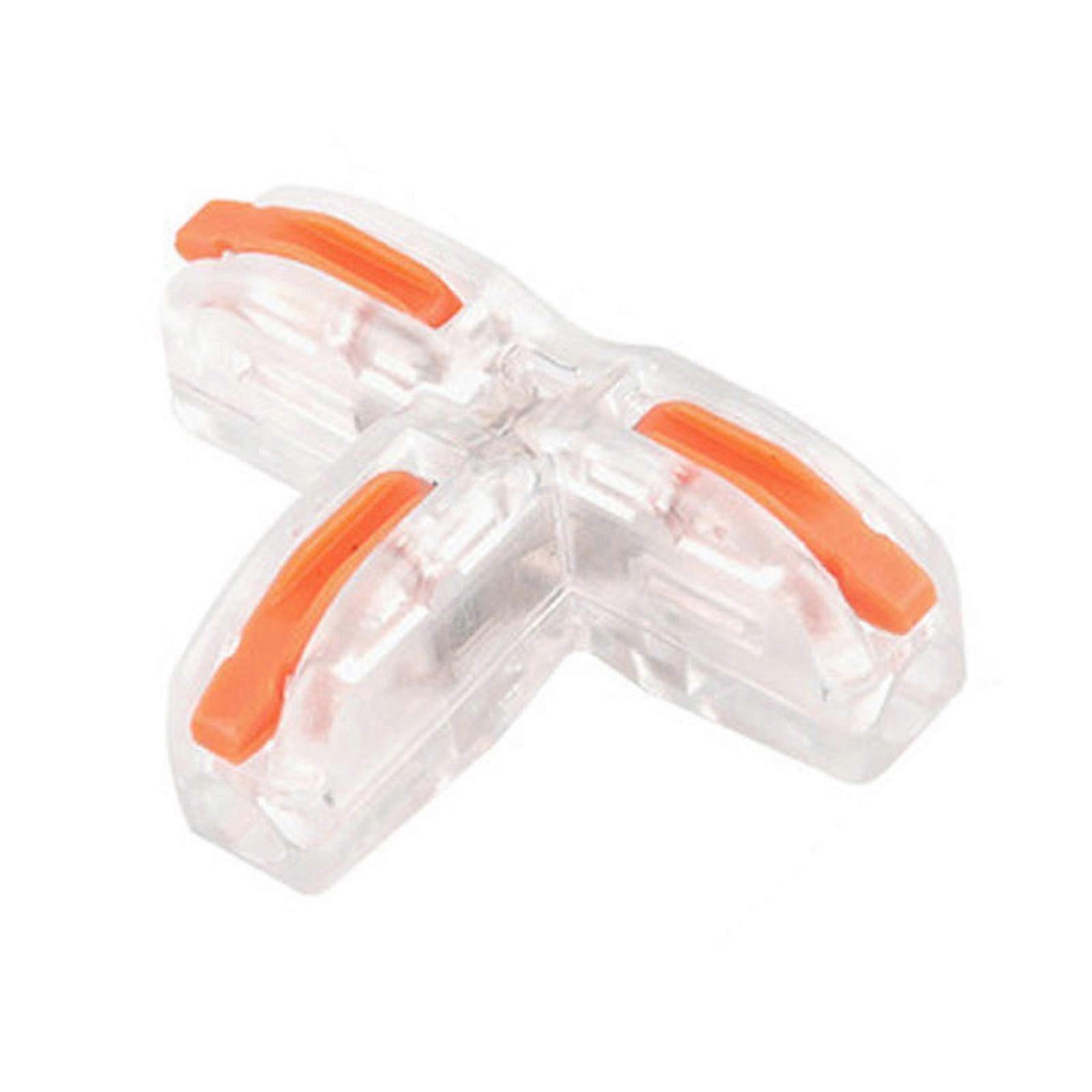 T-type Quick Wire Connecter Lever Nuts Compact Push-in Wiring Terminal Block