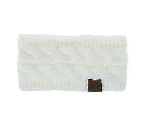 סרטי ראש חורפיים לנשים צמר, מחממי אוזניים לנשים סרט ראש סריג פליז עבה בטנה, אוזן חמה בחורף H A