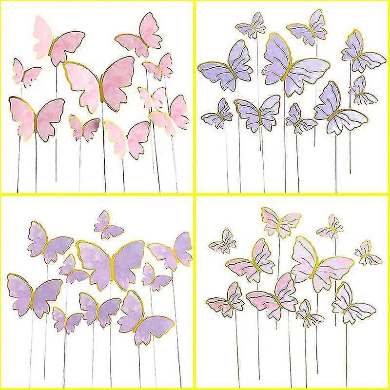 Decoración de pastel de mariposa