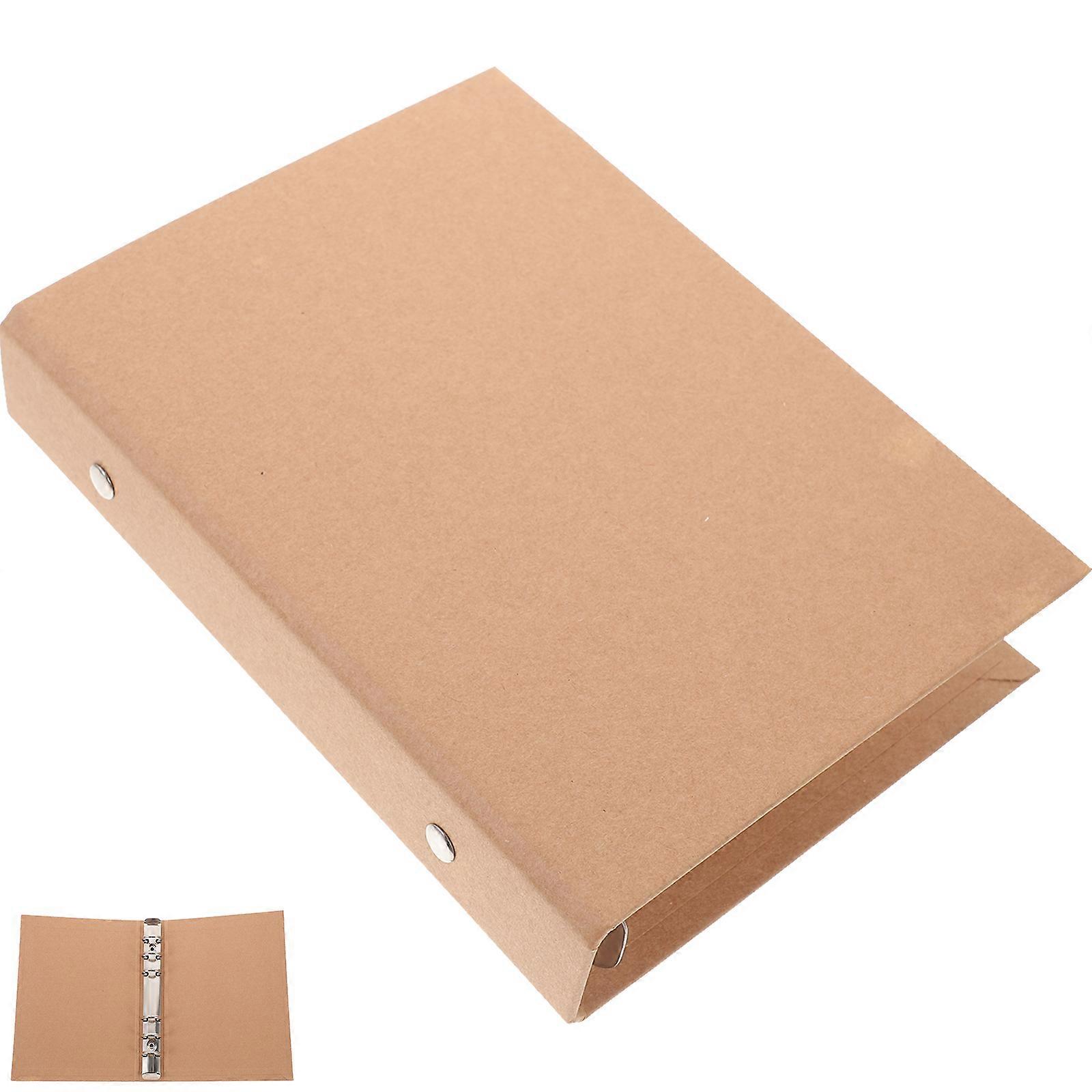 Notepad Shell Simple Style Binder Cover Notebook Shell School Notebook Binder (A6)