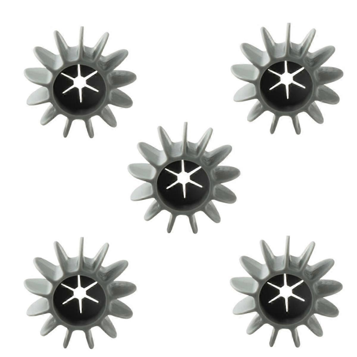 Silicone Laundry Ball Clothes Decontamination and Anti-Knot Cleaning Tool Reusable Laundry Ball Grey