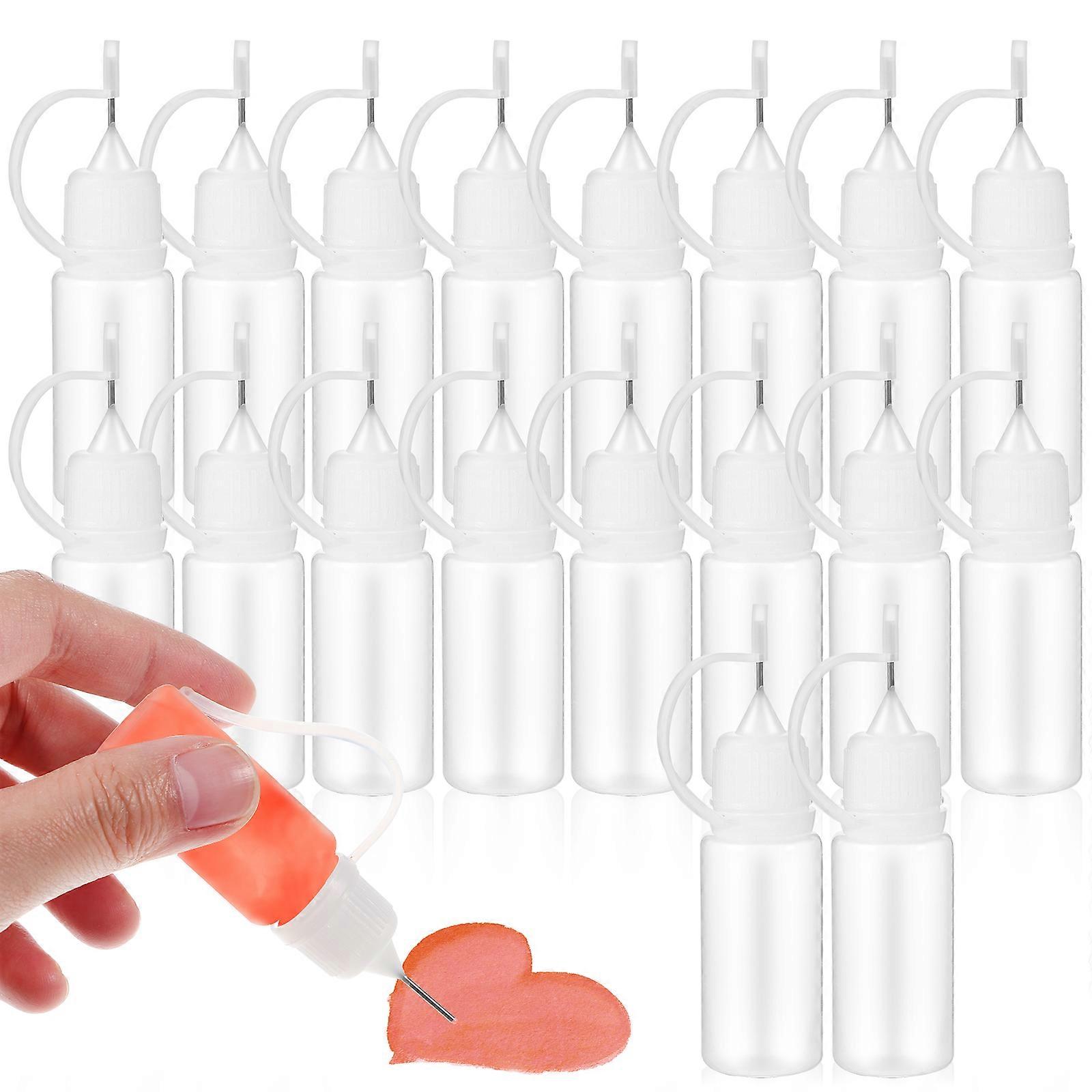20 Pcs Precision Needle Tip Glue Bottles glue shakers Needle Tip Applicator Squeeze Bottles DIY Tools