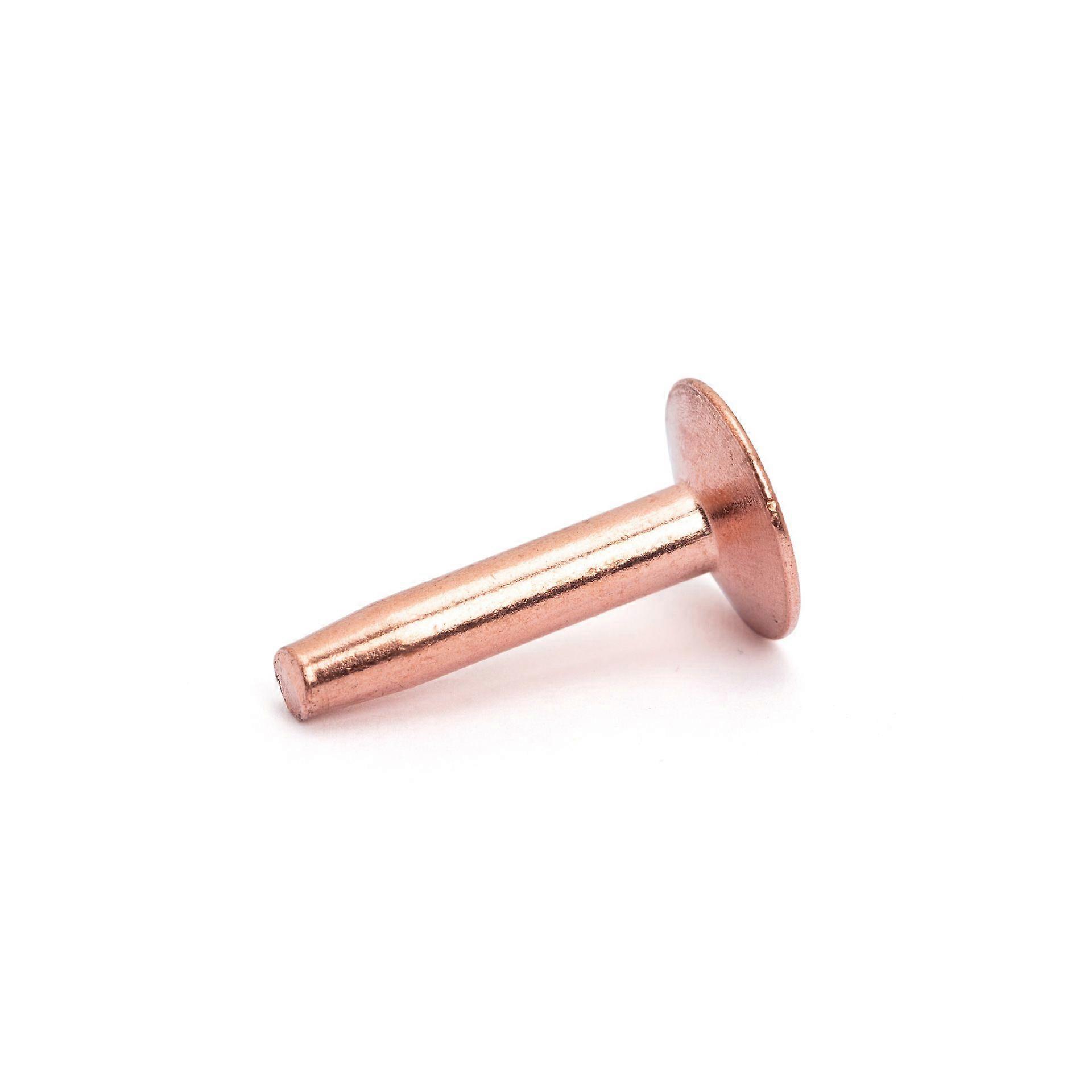 Durable Copper Rivets and Burrs - 50 Sets for All Your Leather Crafting Needs