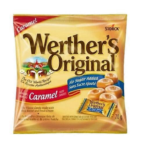Werthers Original Hard Candy No Sugar Added Caramel, 70 Grams (Case Of 12)