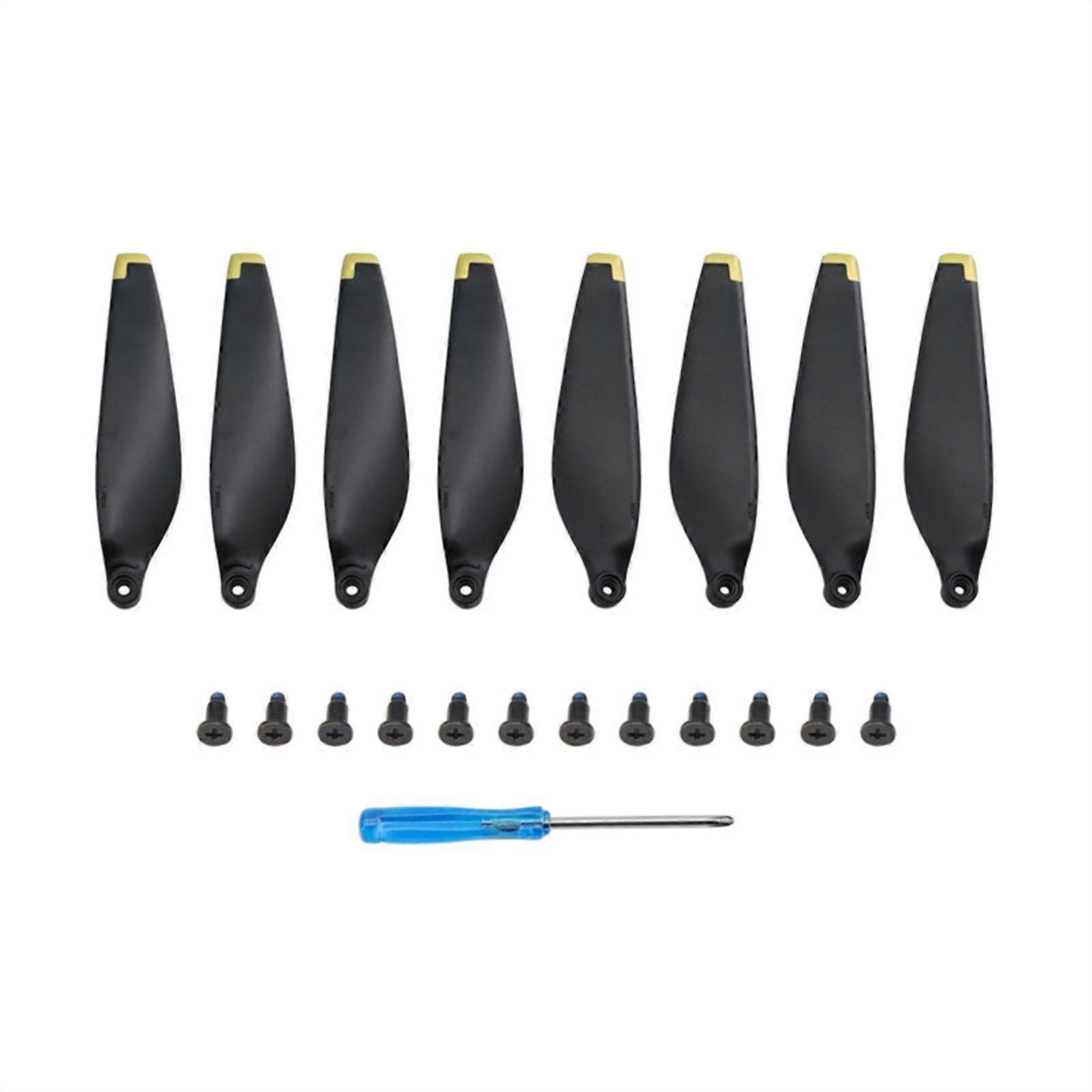 8Pcs Propellers Low Noise Stable Flight Double-sided Color Stripes Lightweight Replacement Drone Blades for DJI Mini 4 Pro