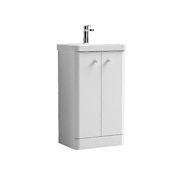 Nuie Core 1 Door Floorstanding Vanity Unit With Thin Edge Basin
