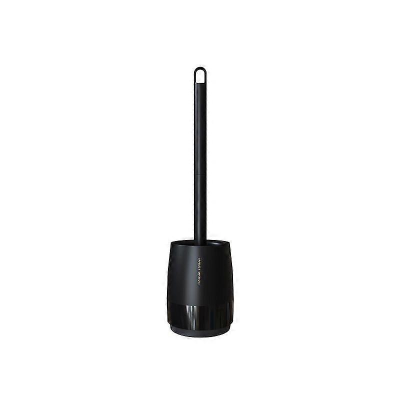 Brosse de toilette cylindrique avec ensemble de base brosse de toilette en plastique ménager brosse de nettoyage des cheveux en nylon