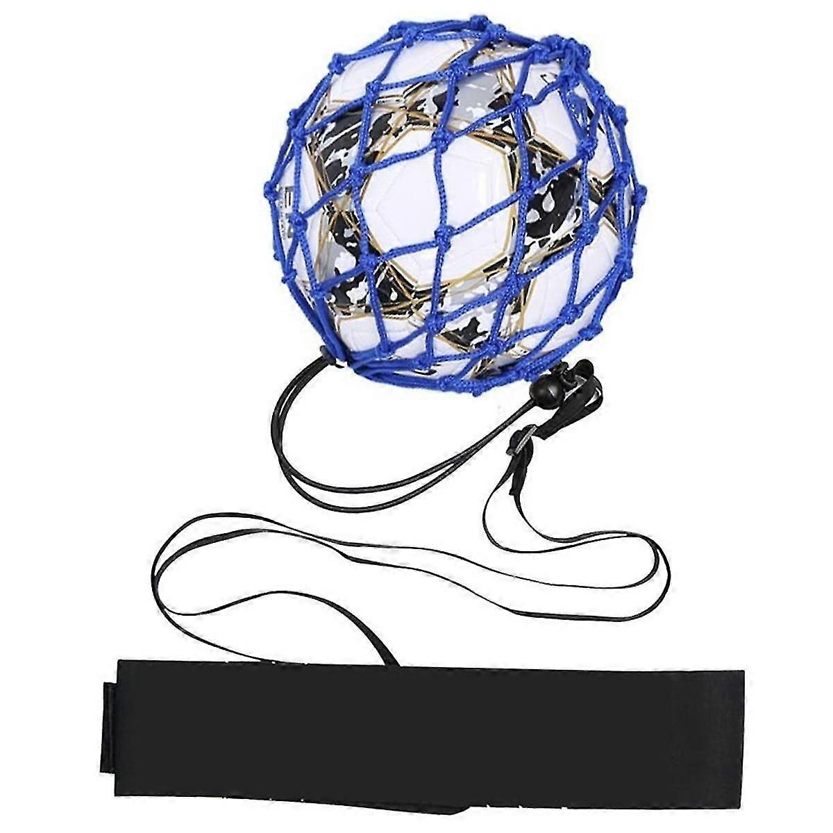 Blaue tragbare Balltasche, Fußballball-Netztasche, Bold Encryption + Gürtel