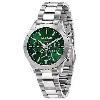 Sektor klokker Menns Analog Quartz klokke med rustfritt stål armbånd R3253578030