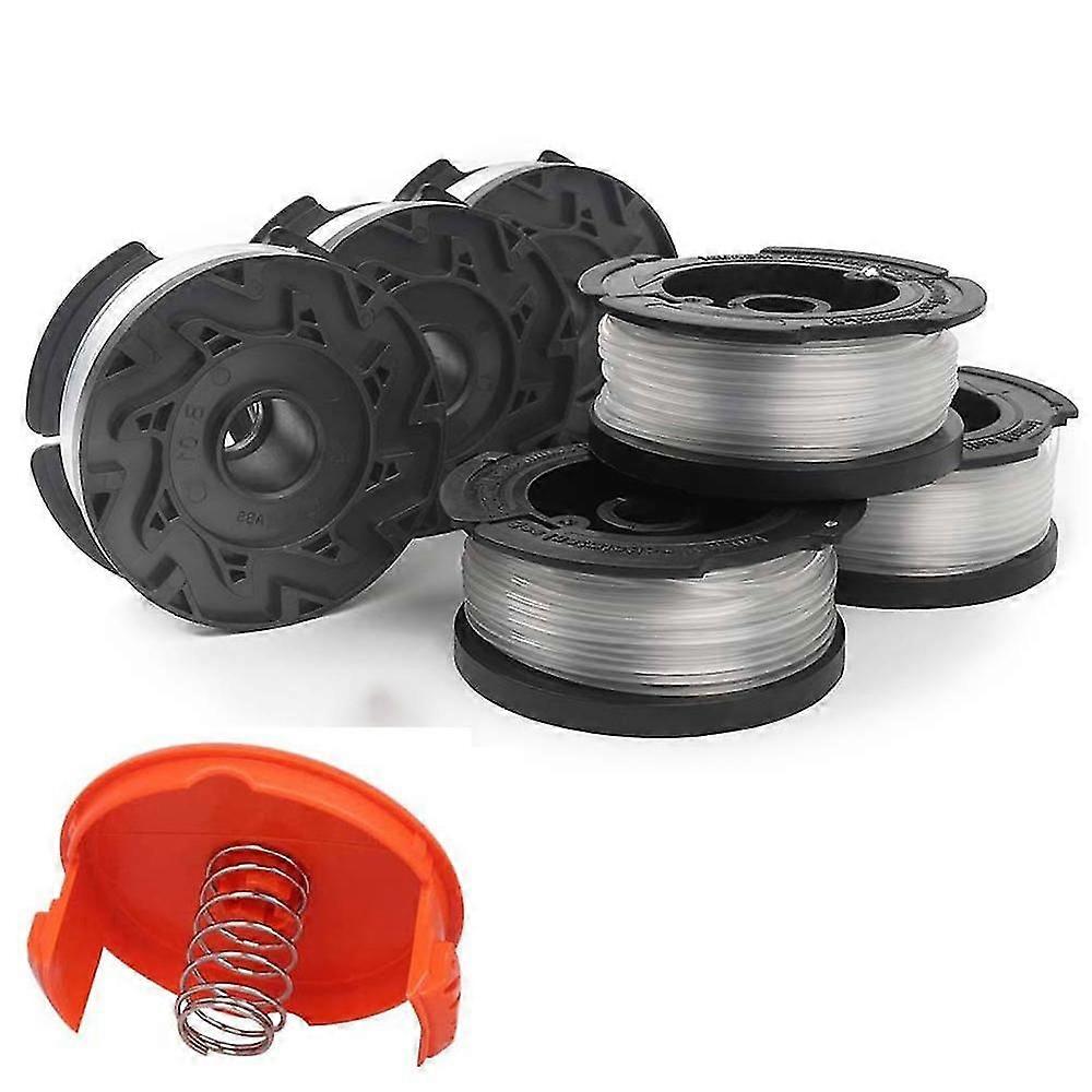 Replment Spool Compatible With Bla And Deer Af-100 Weed Eater Spools Refills Line Autofeed 30ft 0.065 Gh600 Gh900 Edger With Rc-100-p Spool Cap,1080