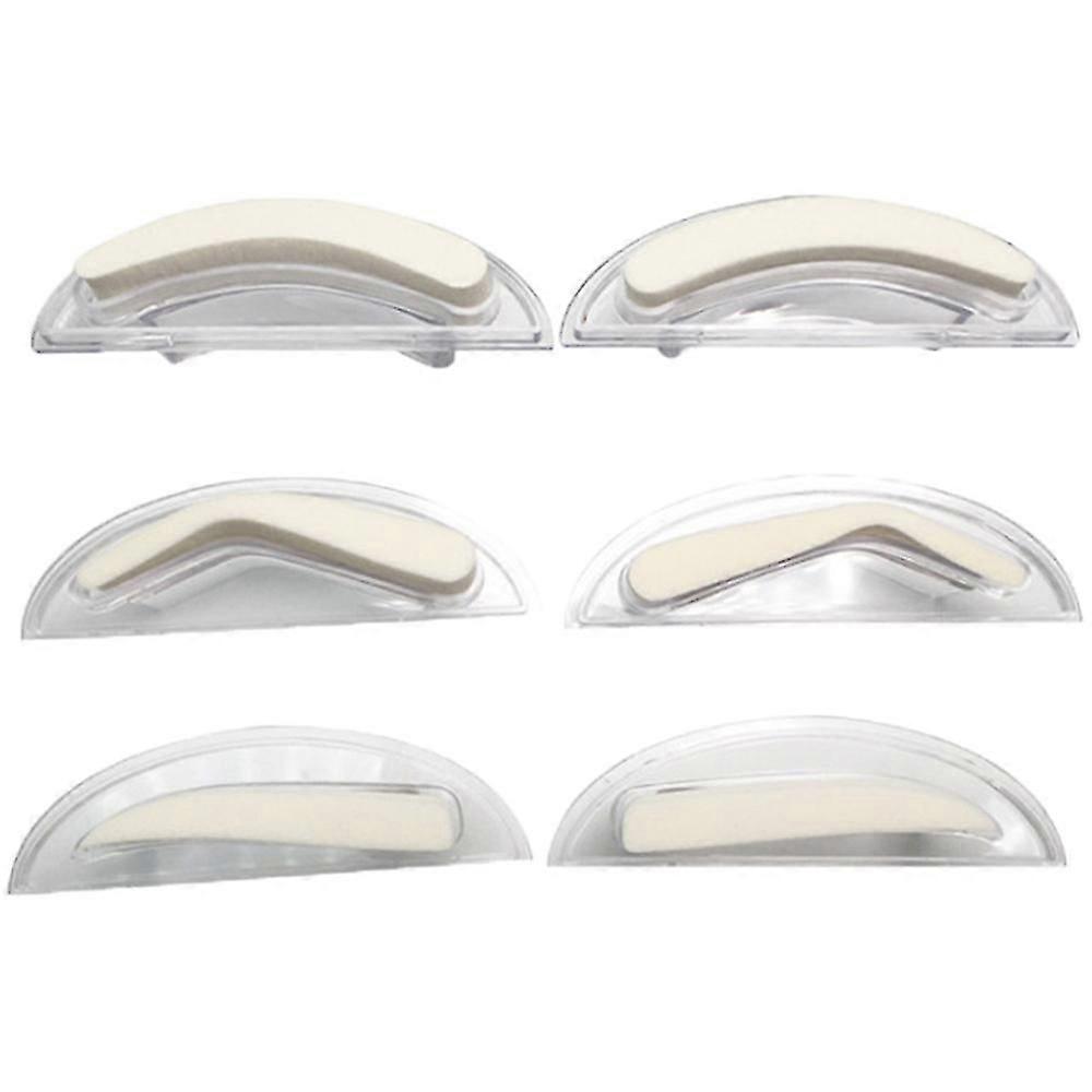 Adjustable Eyebrow Stamp,waterproof Eyebrow Powder Stamper Kit Eyebrows Makeup Tools With hed Eyebrow Sponge And Handle For Beginners