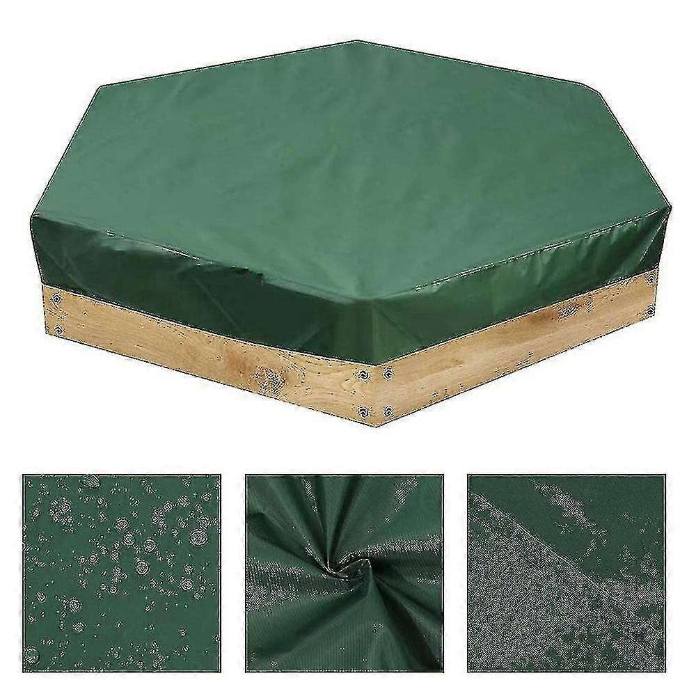 Sandbox Cover With Drawstring Waterproof Square Protective Cover