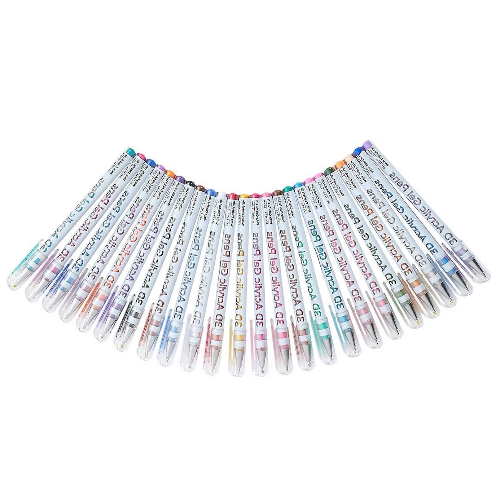 Colored Gel Pens Colorful Smoothing Writing Pens for Student