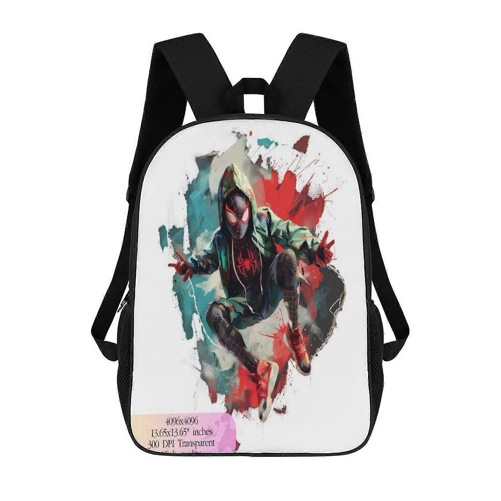 i2180 Miles Morales Backpack Shoulders DaypackBag Work Travel Classic Unisex Backpack kli2180