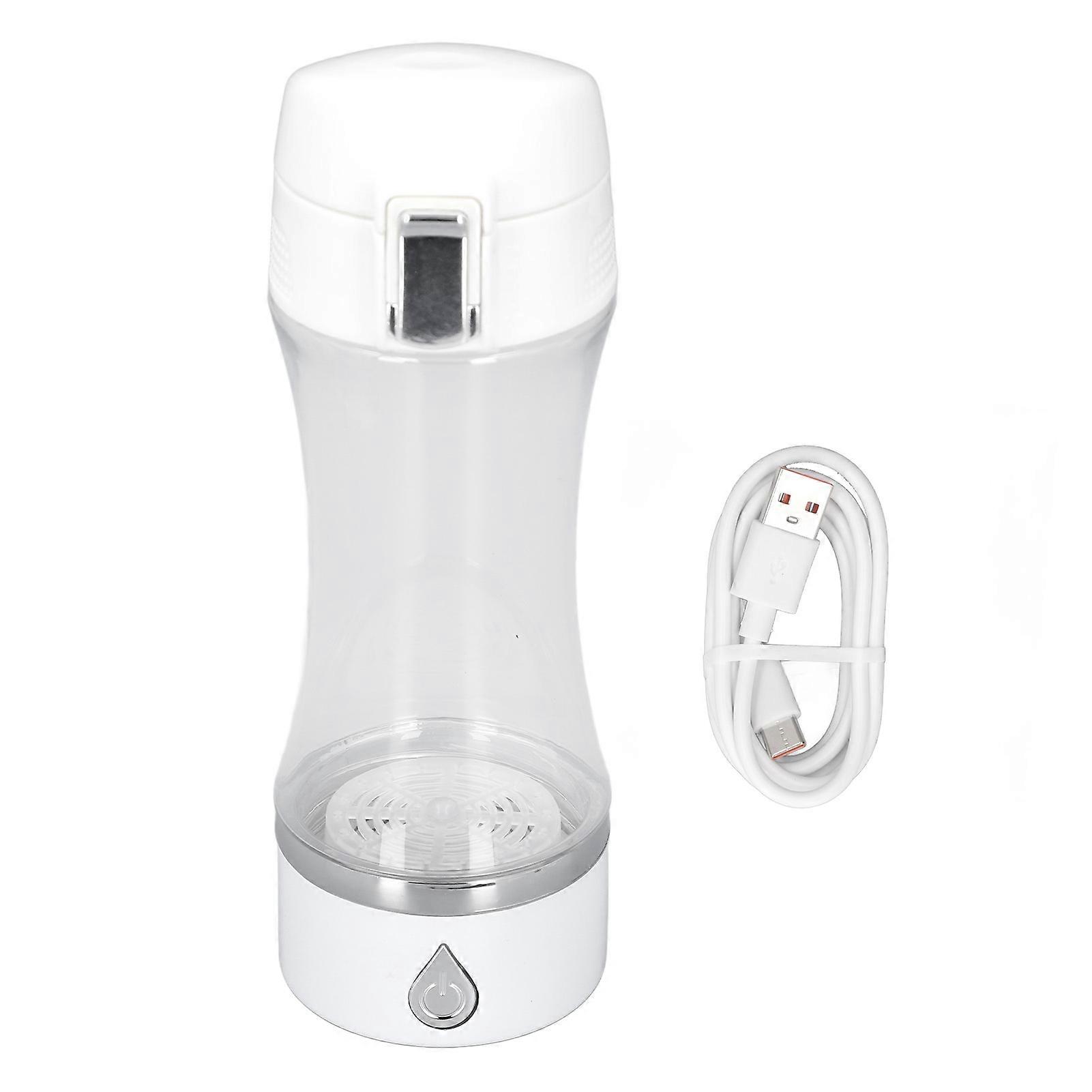 380ml Hydrogen Water Bottle Rechargeable Rich Hydrogen Water Ionizer Generator H2 Concentration 700‑900PPB