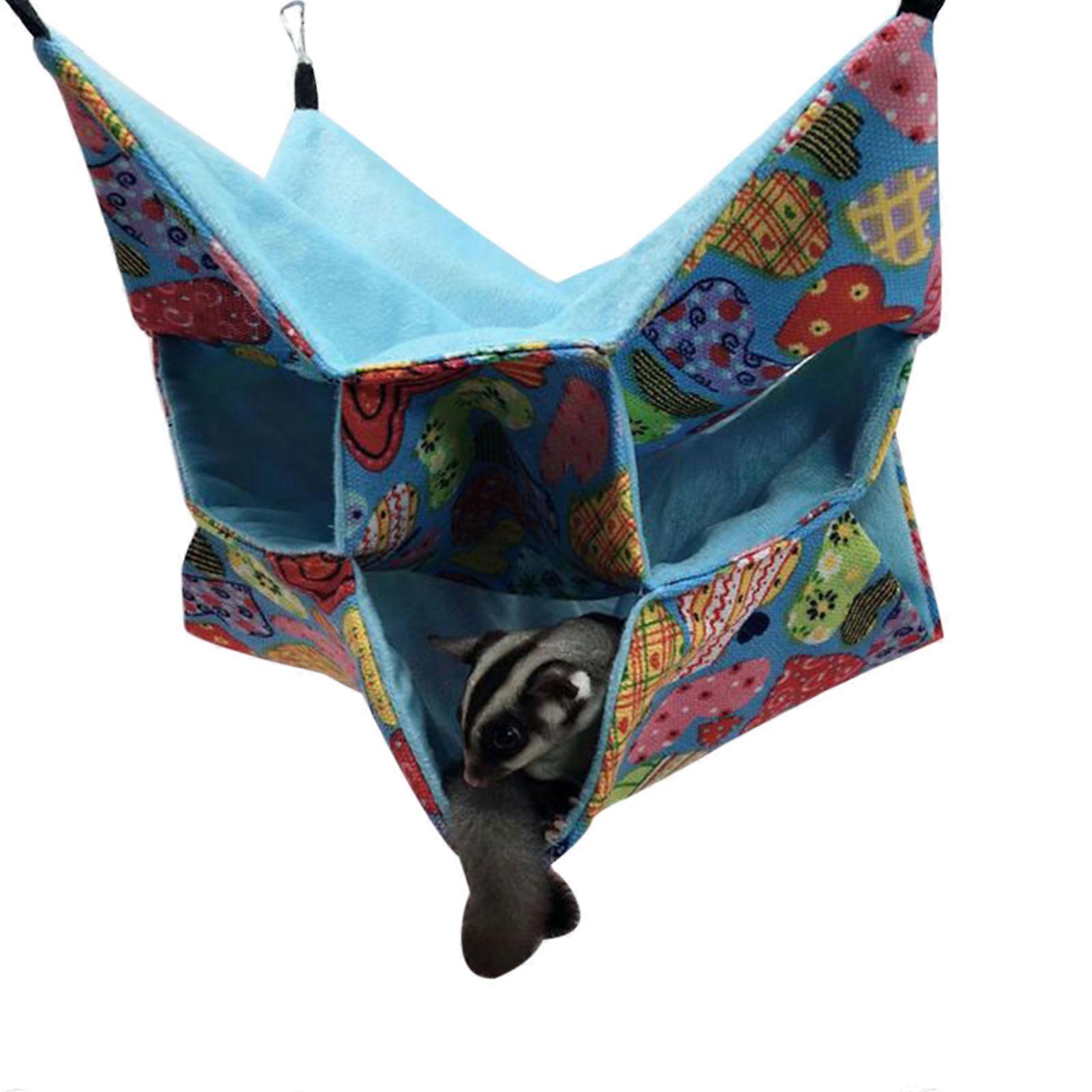 Guinea Pigs Cage Bedding Cage Essentials Multi-Layer Soft for Parrot Ferret Squirrel Hamster Rat Playing Sleeping