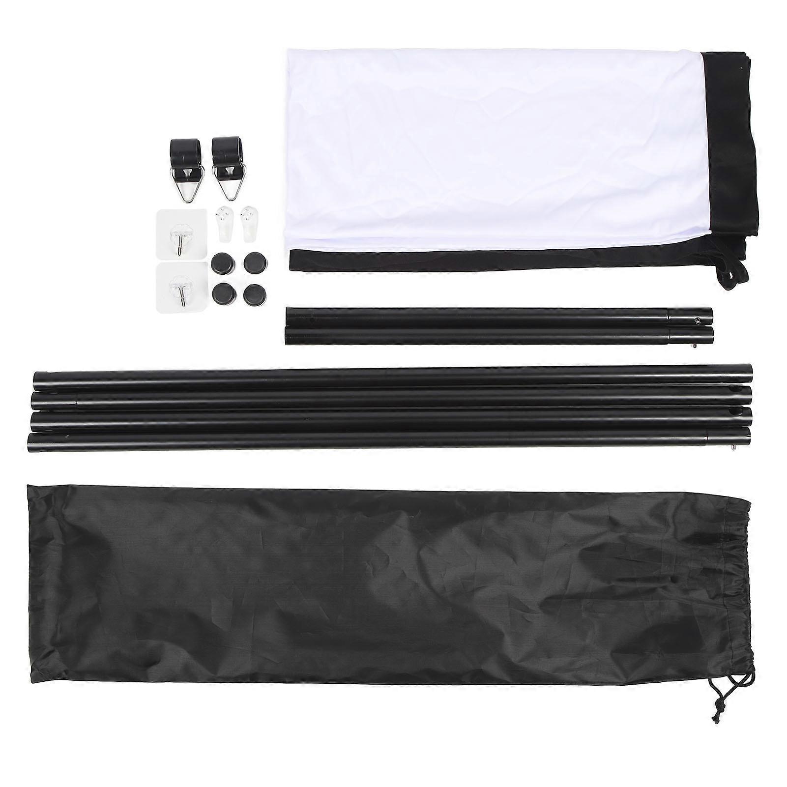 84" HD Foldable Portable Projection Screen - Wrinkle Resistant, Indoor/Outdoor Use