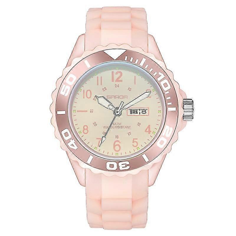 Sanda 1053 Womens Electronic Watch Sakura Powder
