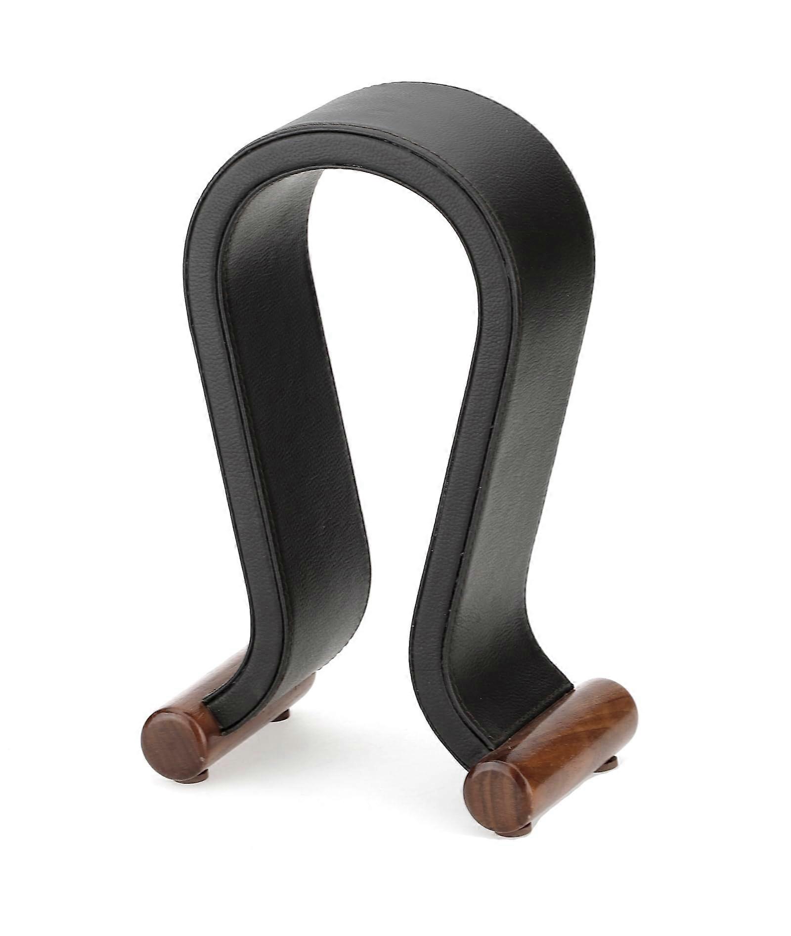 Universal Wooden Headset Stand for Gaming Headsets Suitable for All Headphone Size
