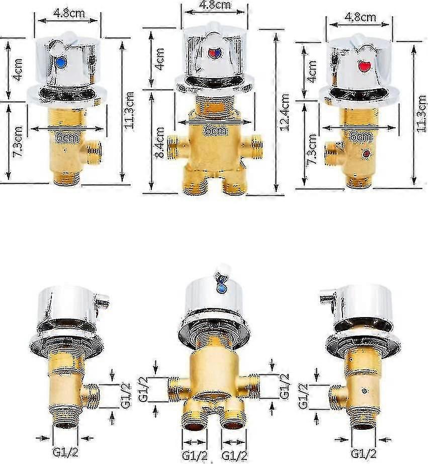 حوض استحمام صنبور حمام خلاط دش حنفيات حمام صنبور ساخن ماء بارد صلب نحاس خلاط صنبور ثقب ورقة مقبض خلاط صنبور
