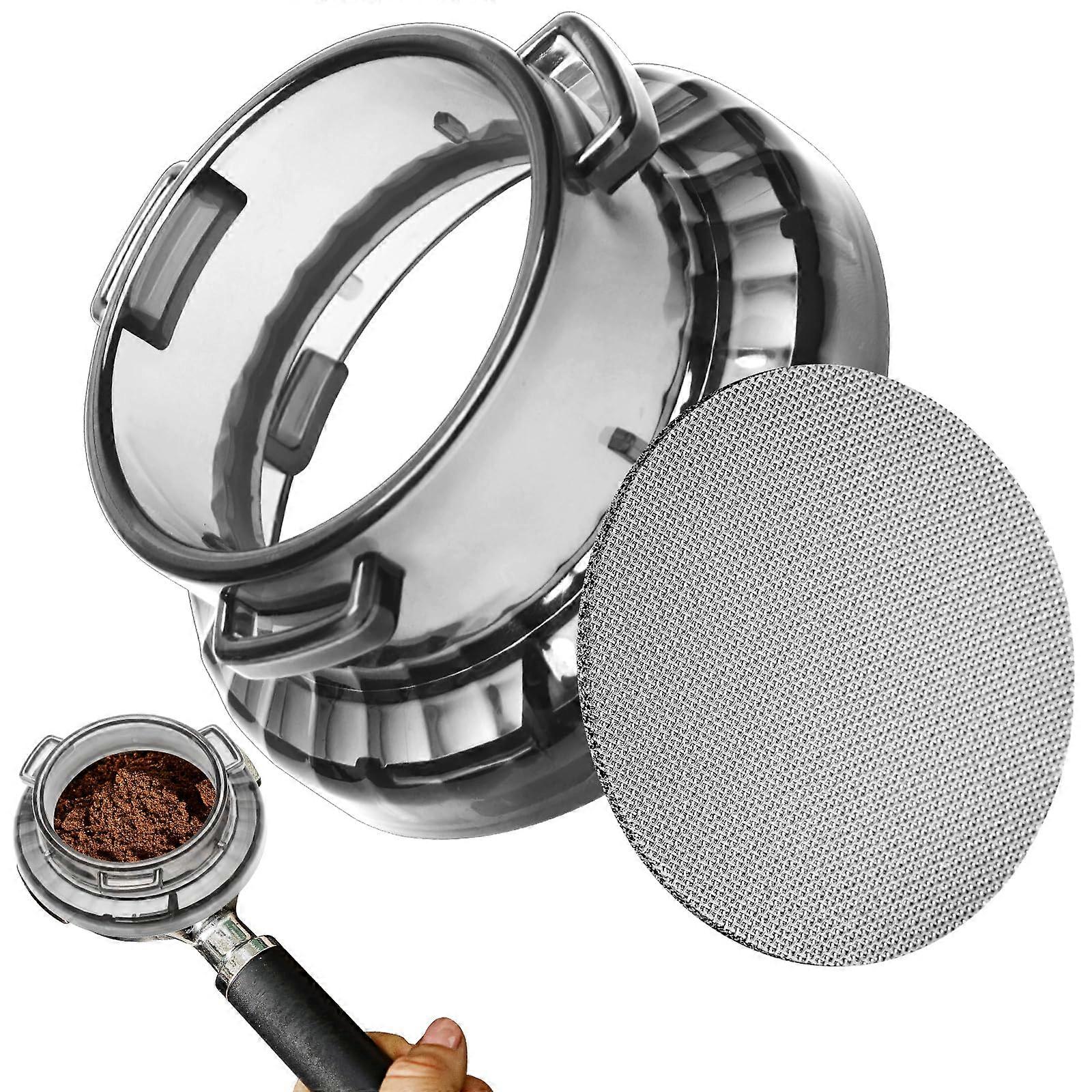 قمع الجرعات مقاس 54 مم لفلاتر القهوة بريفيل ، بدون استخدام اليدين مع طقم شاشة عفريت مقاس 53.5 مم