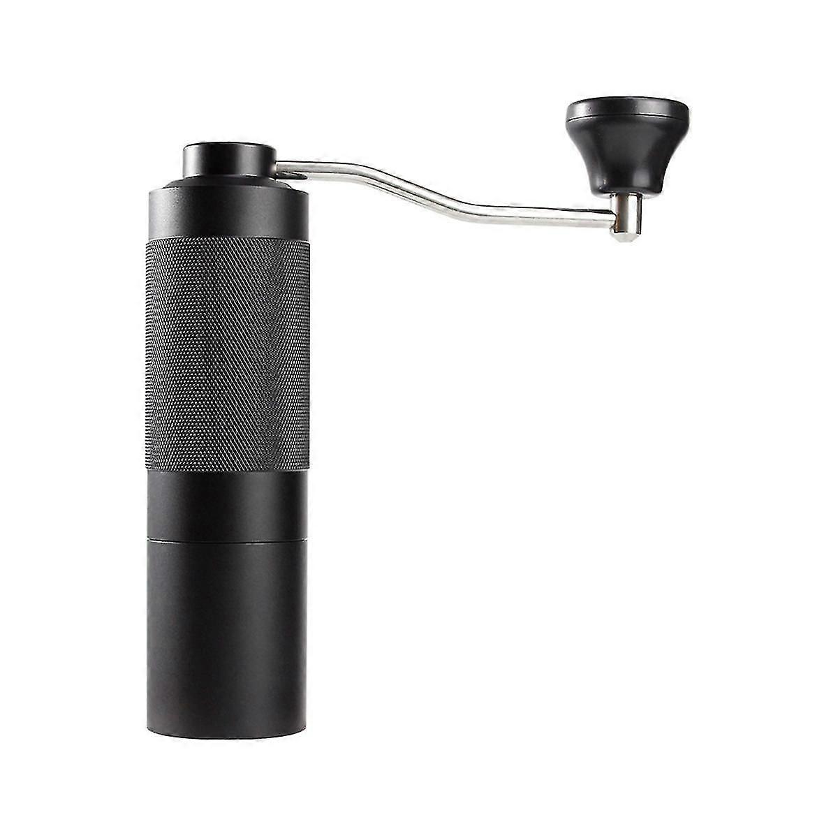 Manual Coffee Grinder Portable Adjustable Stainless Burr For Kitchen