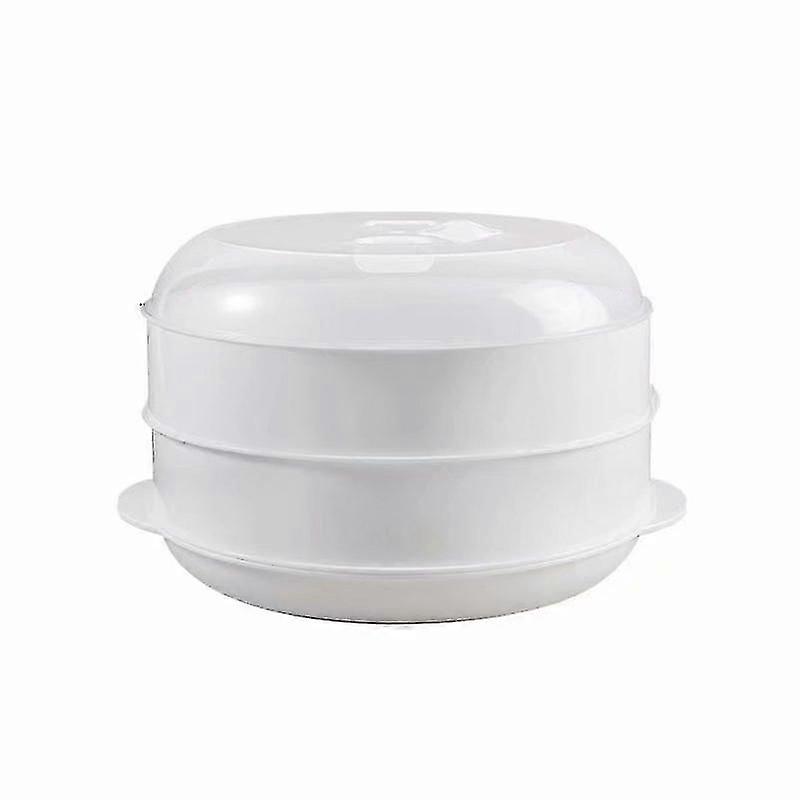 Kitchen Household Large Double-layer Microwave Steamer