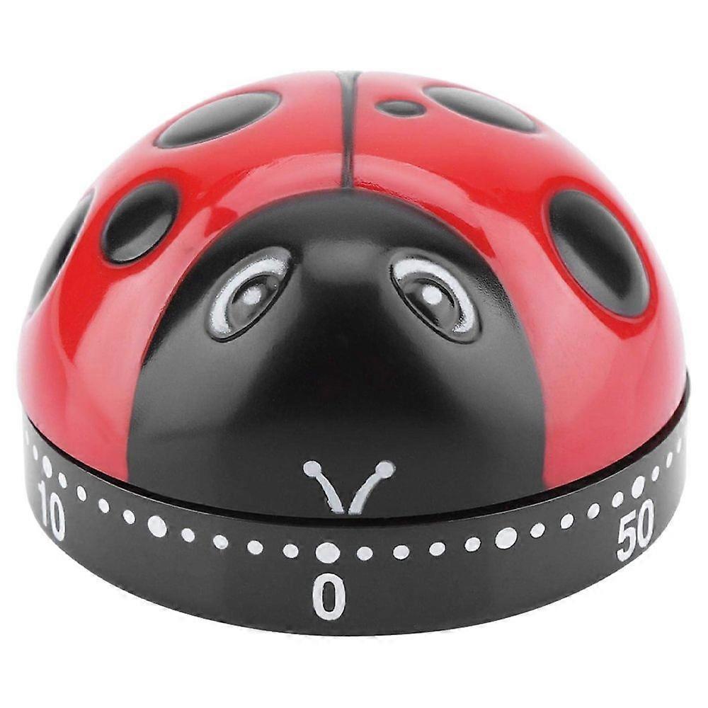 Funny Kitchen Timer, Ladybug Shape Timer, 60 Minute Ladybug Design Kitchen Timer, Mechanical Timer