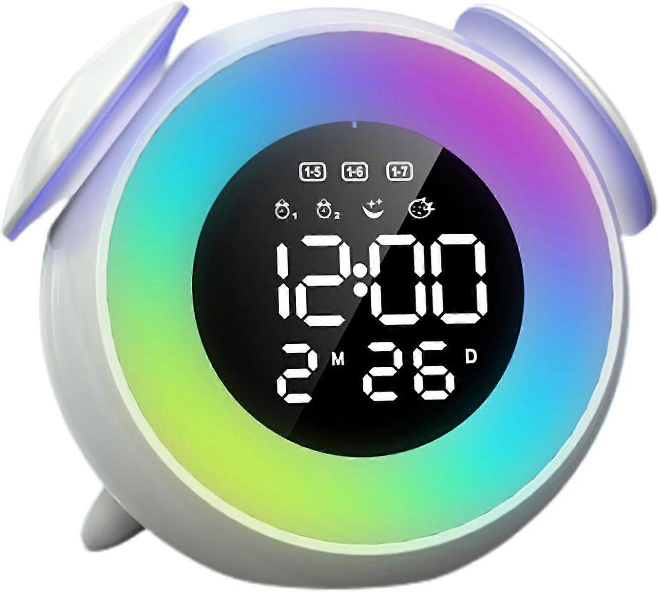 Alarm Clock Sunrise Alarm Clock for Heavy Sleepers 5 Lighting Modes