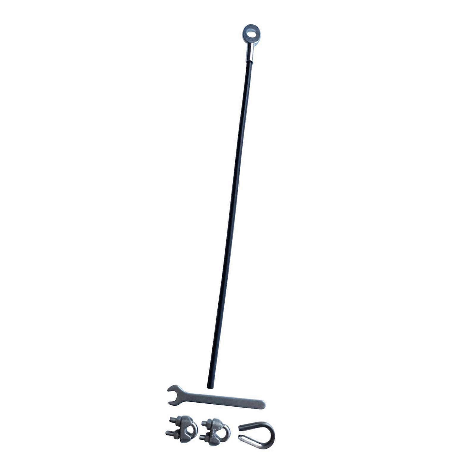 Fitness Pulley Cable 5mm Pulley Attachment Lifting Practical Steel Wire Rope 100 cm