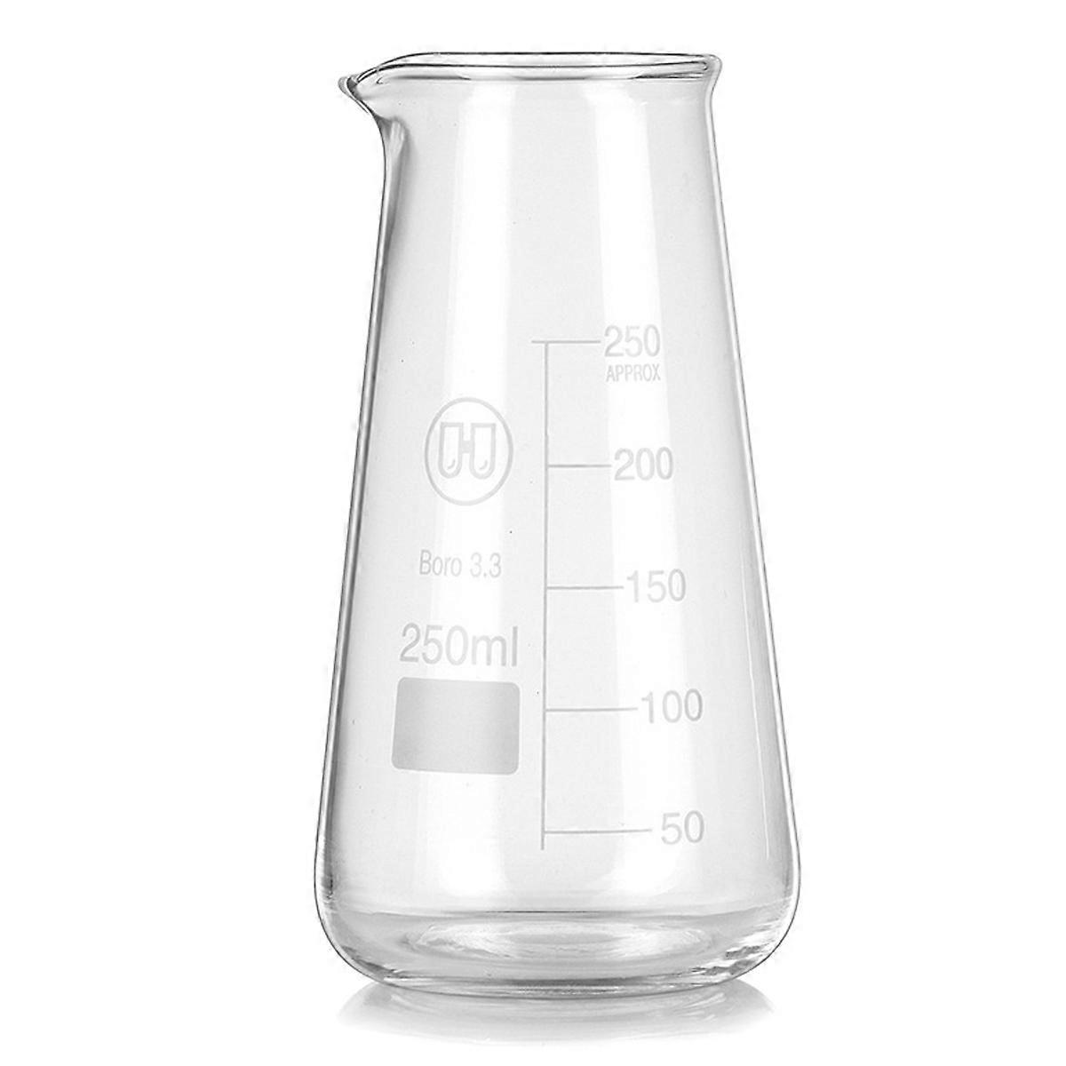 Borosilicate Glass Three Scales V-Shaped Spout Clear Measuring Cup (OZ, Cup, ML/CC) Easy To Read Kitchen Tools