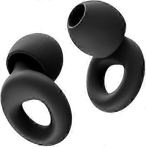 Ear Plugs for Noise Reduction 1 Pair Super Soft Reusable Hearing Protection in Flexible Silicone for Sleep