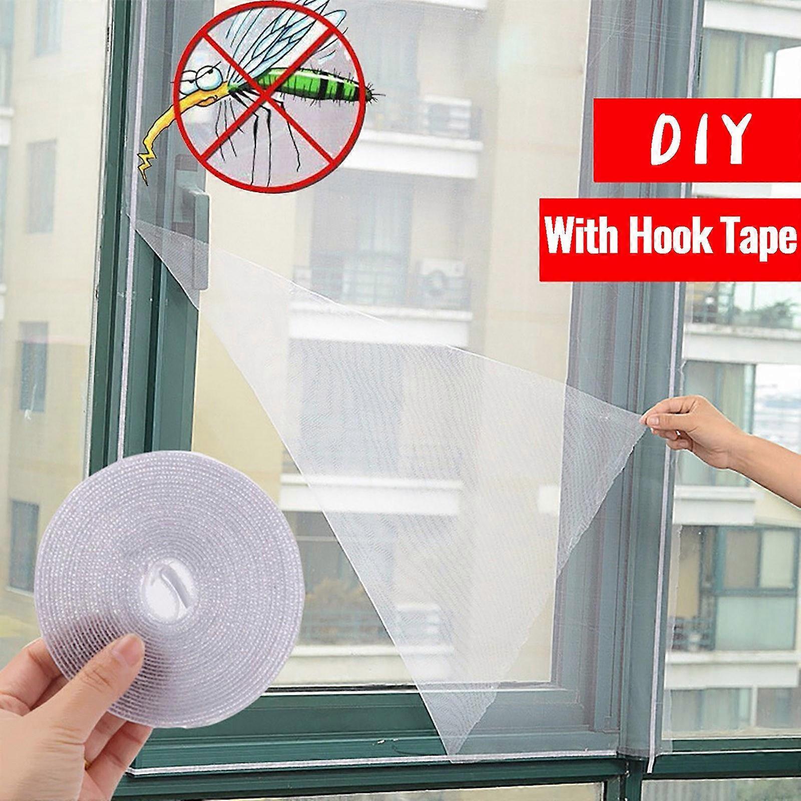 DIY Adhesive Anti-Mosquito Fly Insect Curtain Mesh Window Screen pp785