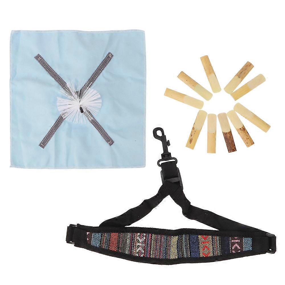 Saxophone Cleaning Cloth, Strap, Accessories