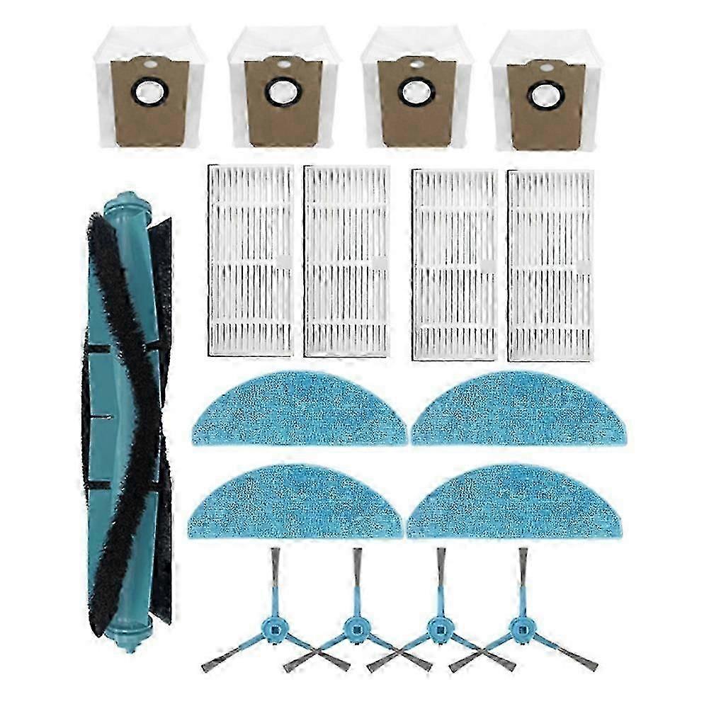 For Bluebot Precision Plus Robot Vacuum Cleaner Parts Replacement Main Side Brush Mop Cloth Filter Dust Bag