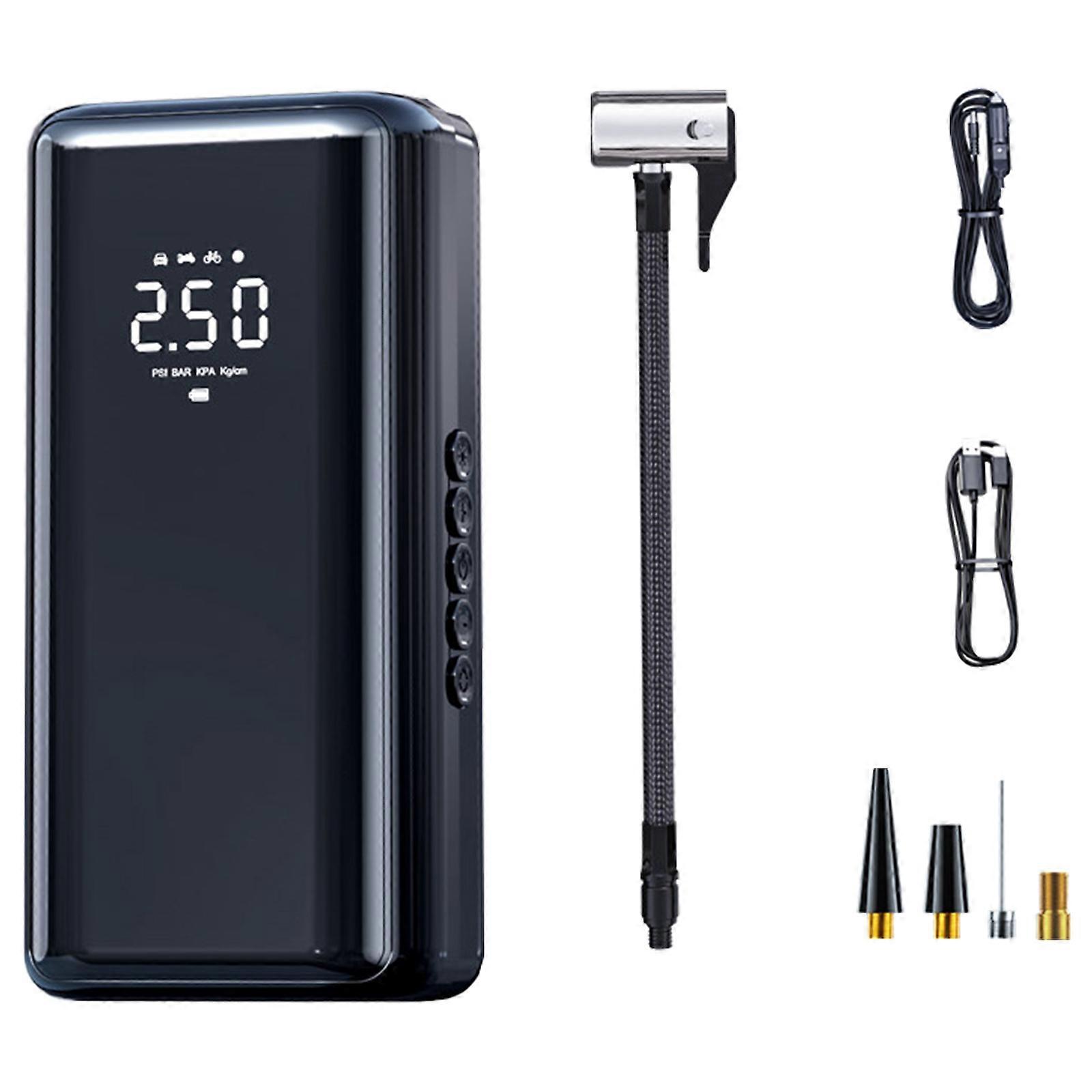 Tire Inflator Portable Car Motorcycle Air Compressor Air Pumps with Digital Display & Flashlight Universal Tire Inflator