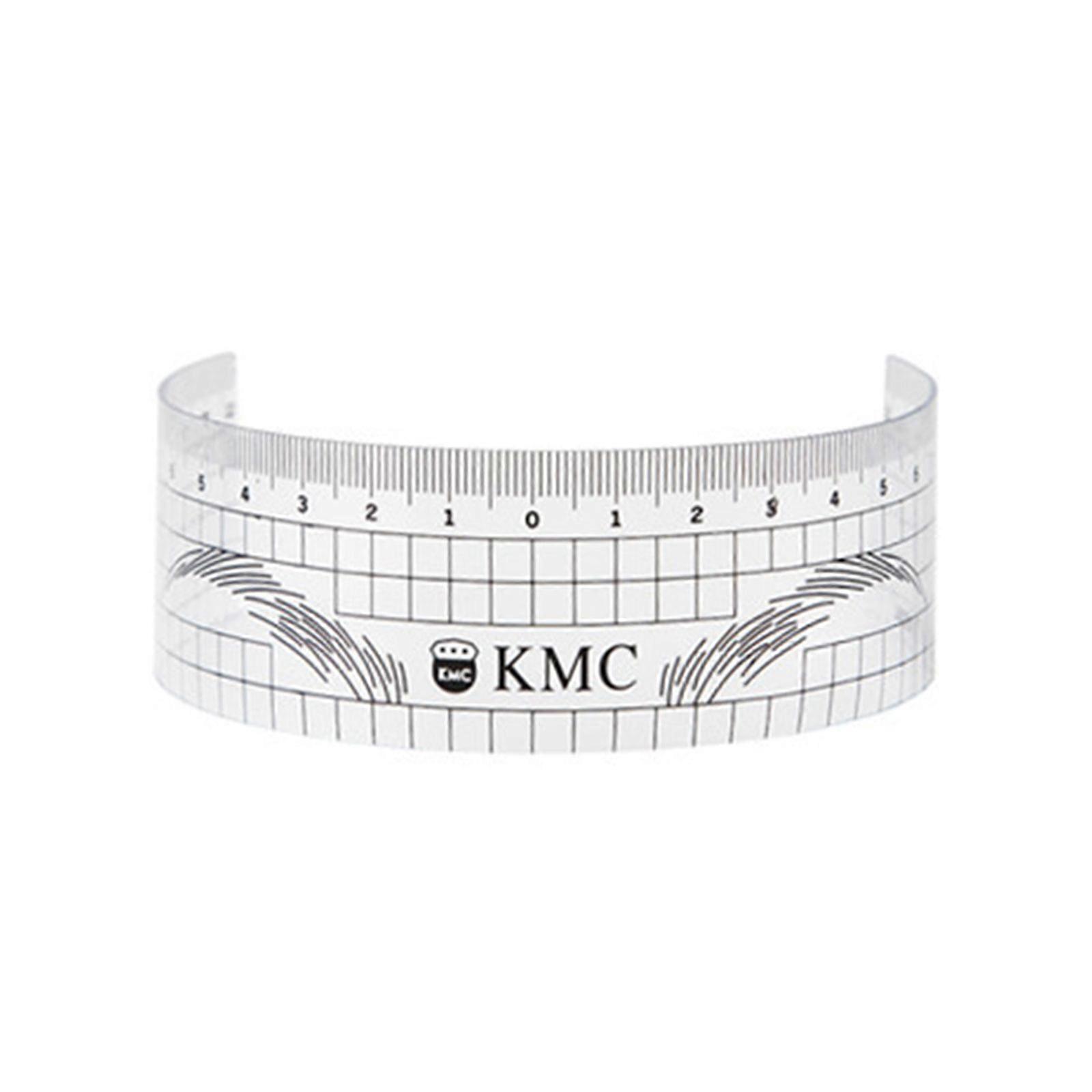 Plastic Eyebrow Ruler Nose Positioning Eyebrow Grooming Ruler Eyebrow Stencil Makeup Microblading Measuring Shaper Tool