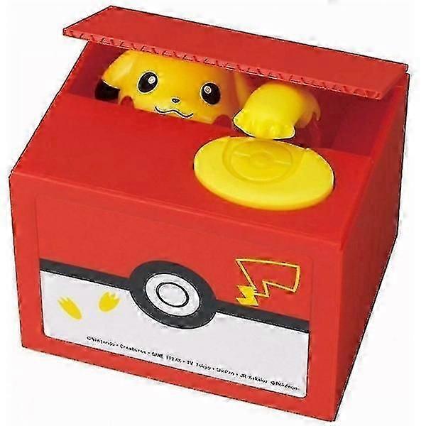 Electronic Pokemon Piggy Bank With Pikachu Multi-color