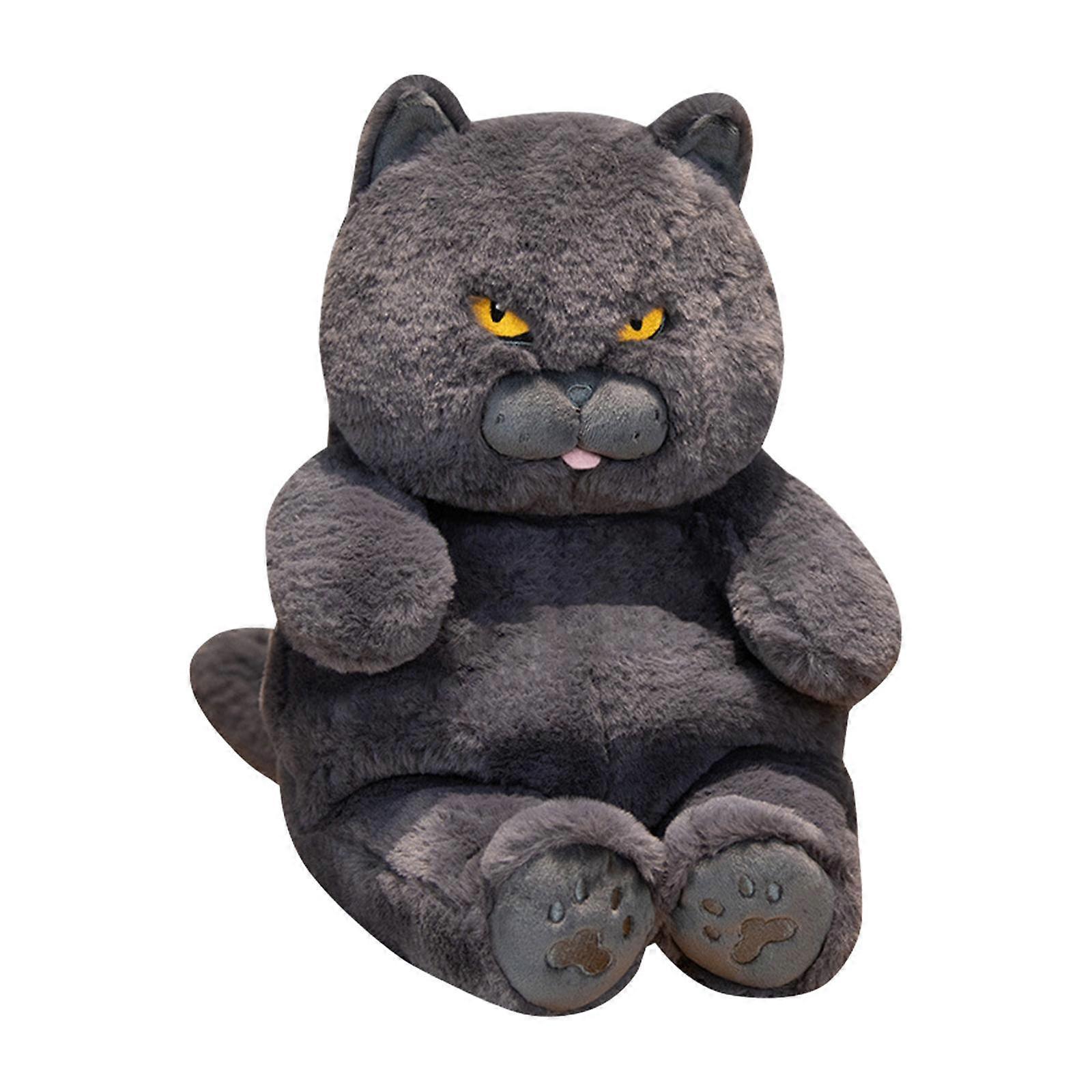 Britská krátkosrstá kočka Plyšová kočka Zvířecí model Měkký Huggable Plyšová kočka Plněná