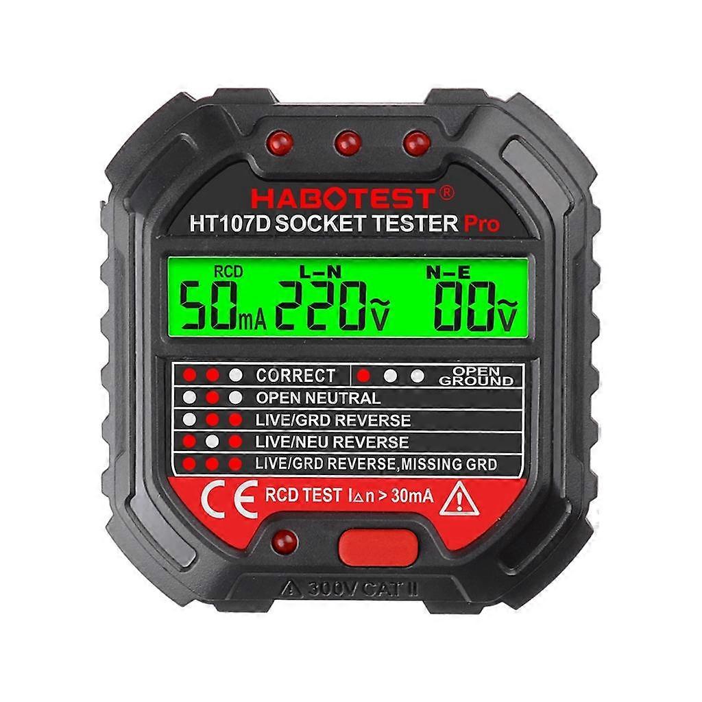 Portable Socket Tester Circuit Analyzer Plug Breaker Finder Voltage Detector