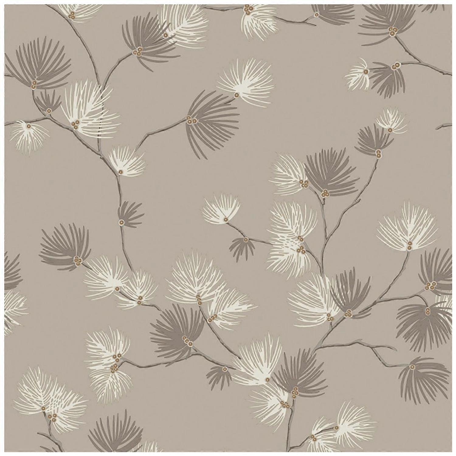 Belgravia Valentino Pine Trail Soft Mocha Wallpaper