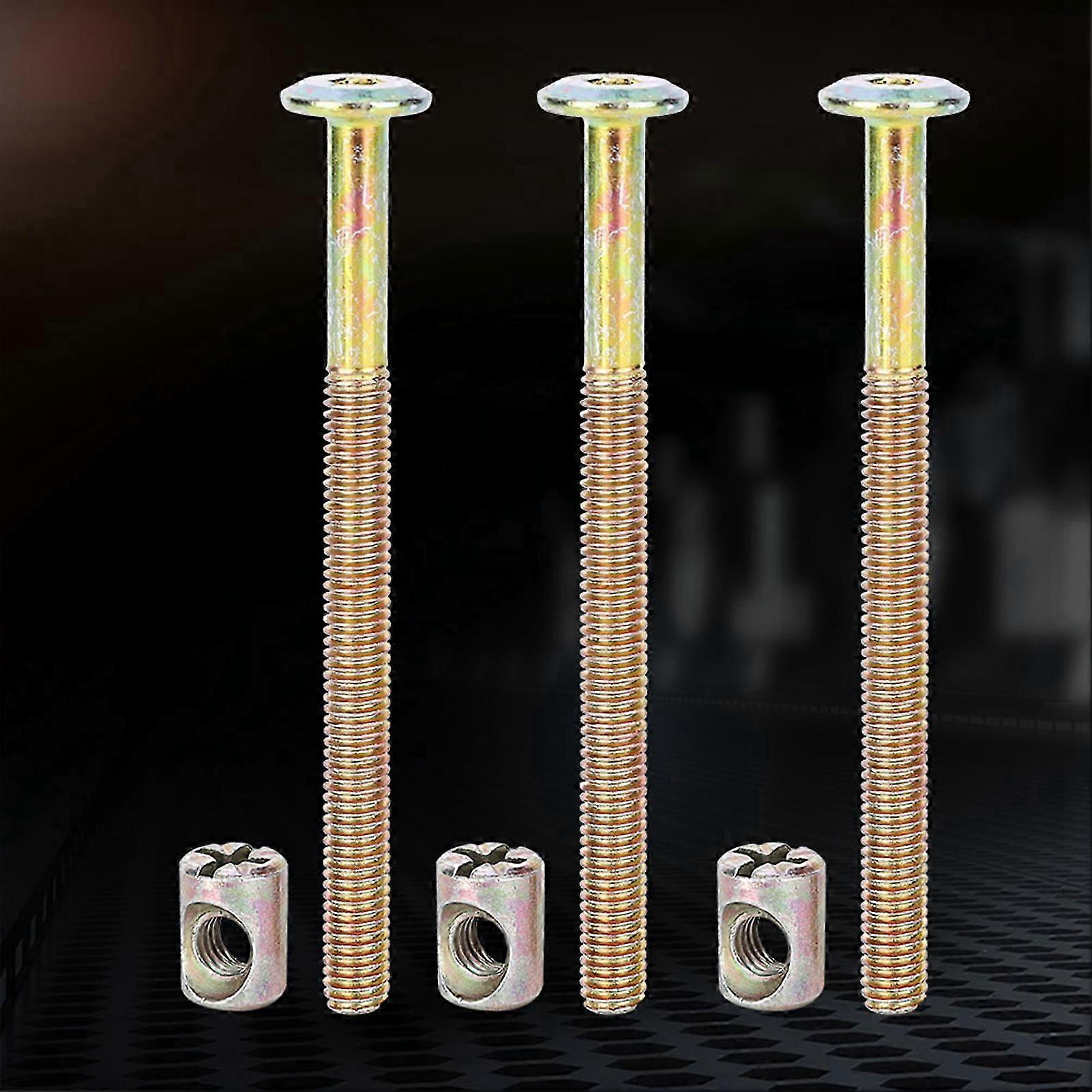 Furniture Hexagon Socket Button Head Screws Bolts With Nuts (90mm)